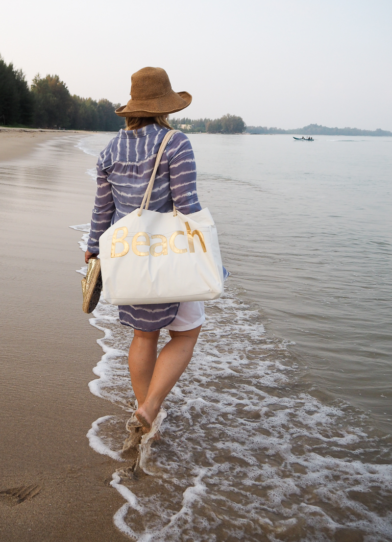 Eine leichte Strandtasche, die viel Platz bietet. Einfach Selbernähen.