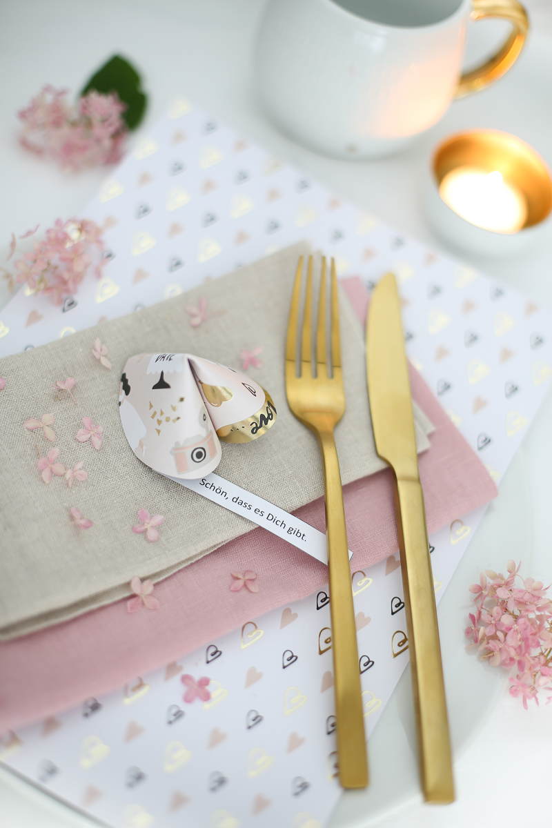 Glueckskekse selber machen I DIY Glueckskekse für die Hochzeit I Einrichtungstipps