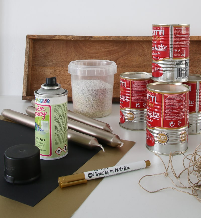 Adventskranz selber machen I DIY Upcycling aus Konservendosen